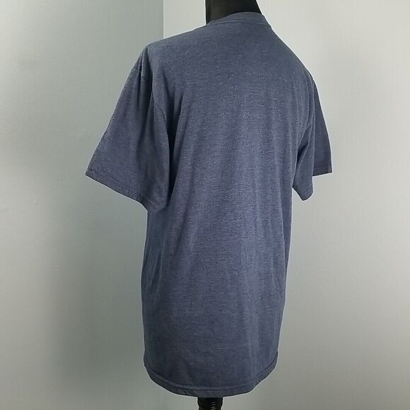 Netflix Stranger Things Short Sleeve Graphic Tee Mens Medium Navy Blue Heather - Picture 5 of 8